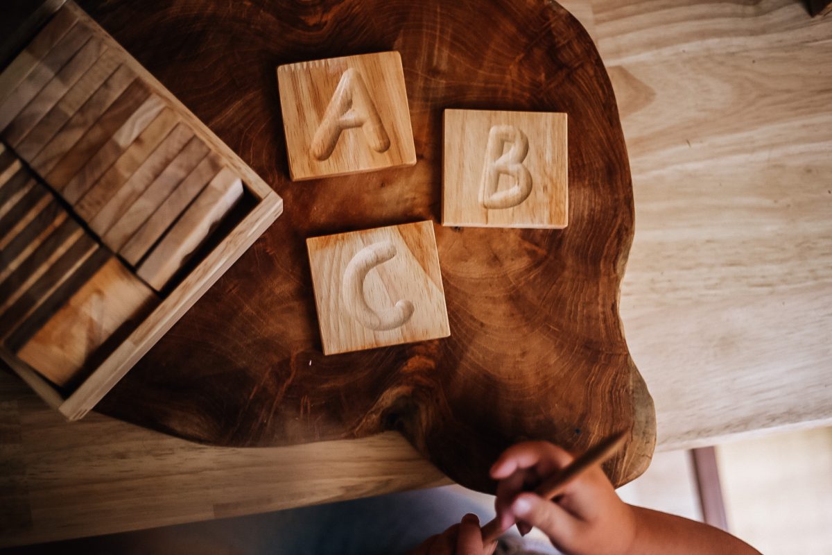 Capital letter tray - Little Sprouts & Co. - Educational Toys - [product tags]