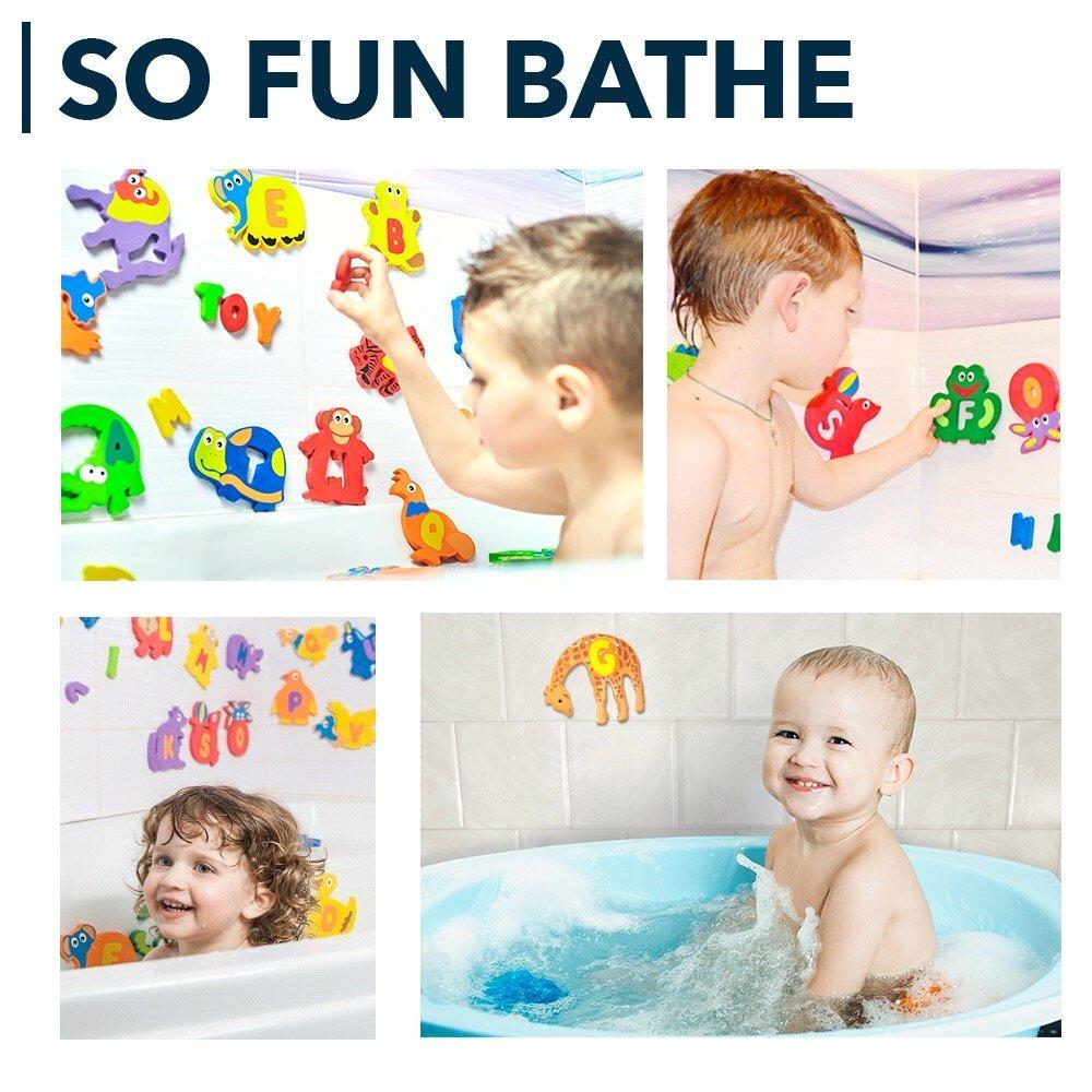 Non-Toxic Foam Bath Letters & Puzzle Set - Little Sprouts & Co. - Bath Time Toys - [product tags]