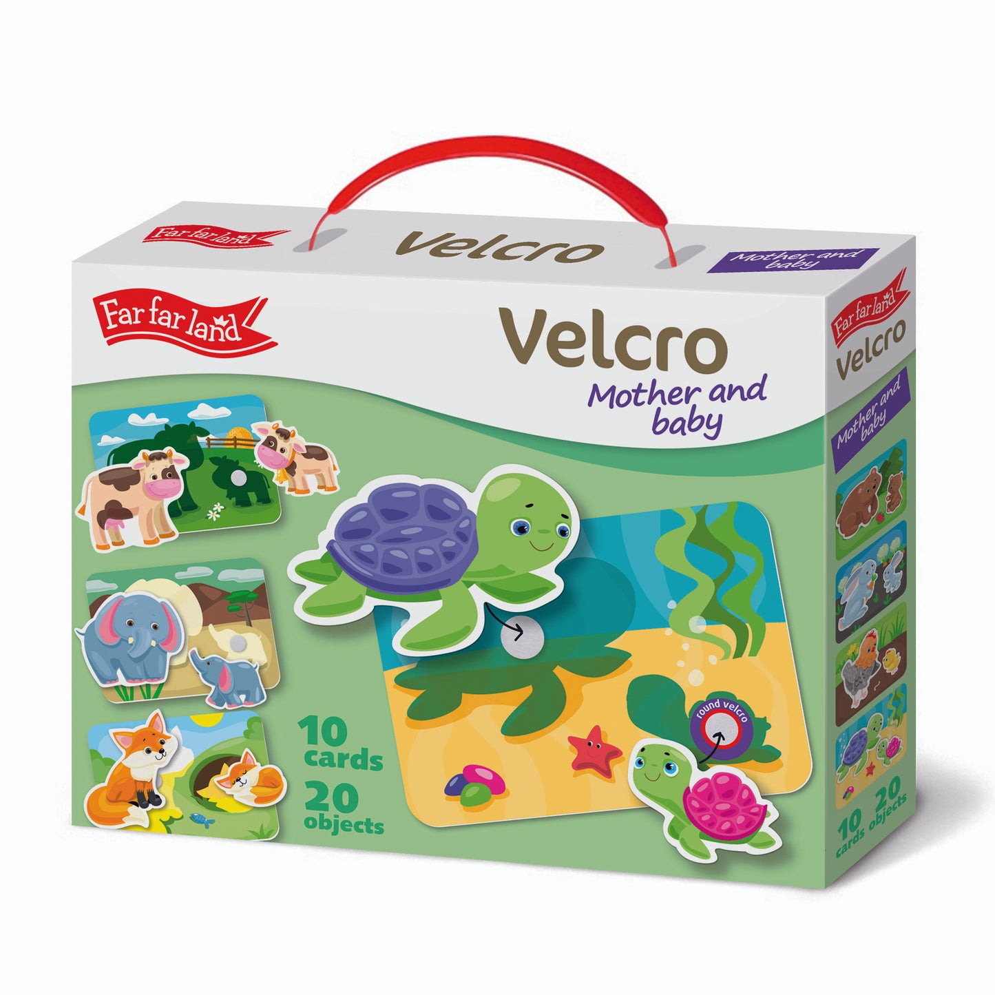 VELCRO "Mom and Baby" Animal Matching Velcro Game - Little Sprouts & Co. - Educational Toys - [product tags]