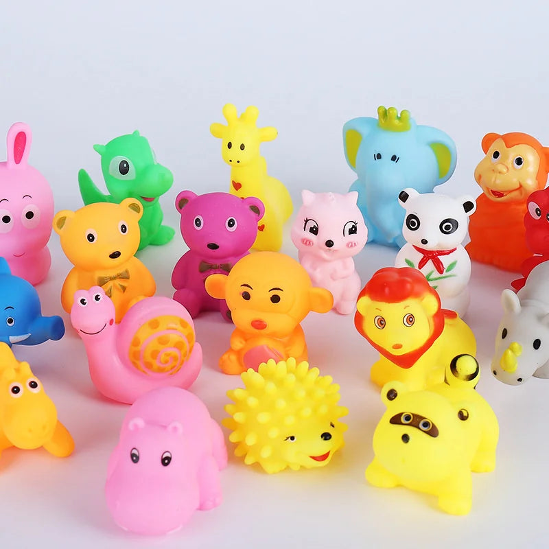 Cute Animal Squeaky Bath Toys for Babies - Little Sprouts & Co. - Bath Time Toys - [product tags]