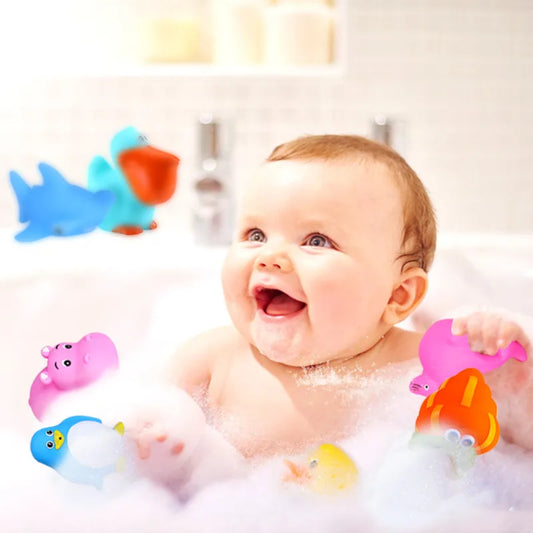 Cute Animal Squeaky Bath Toys for Babies - Little Sprouts & Co. - Bath Time Toys - [product tags]