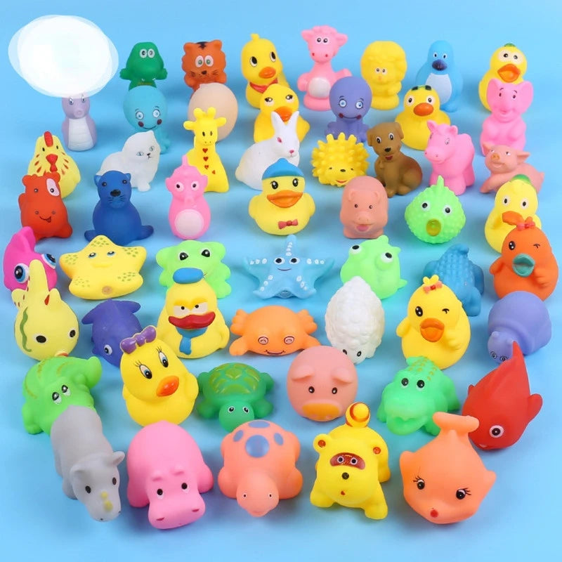 Cute Animal Squeaky Bath Toys for Babies - Little Sprouts & Co. - Bath Time Toys - [product tags]