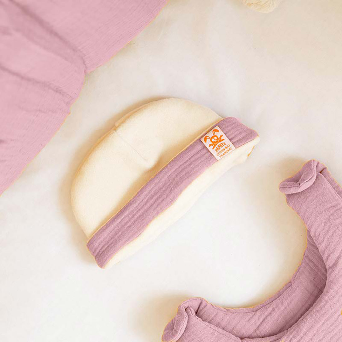 Newborn Hat in Organic Cotton - Pink - Little Sprouts & Co. - Baby Clothing & Accessories - [product tags]