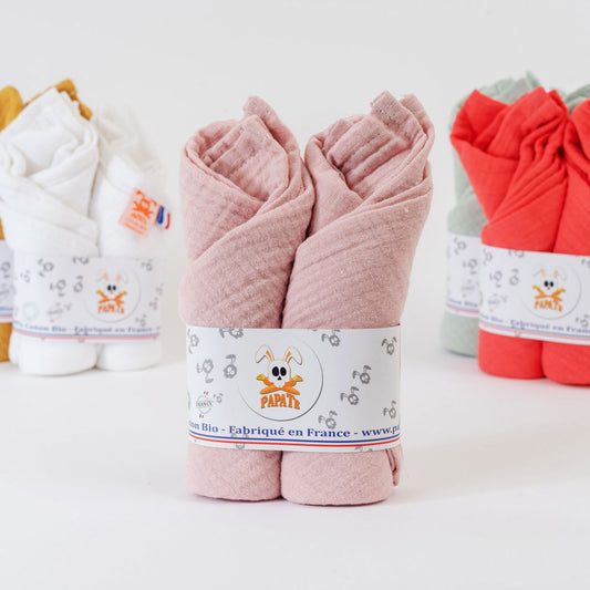 Organic Cotton Swaddles - Pink - Little Sprouts & Co. - Bedding Essentials - [product tags]