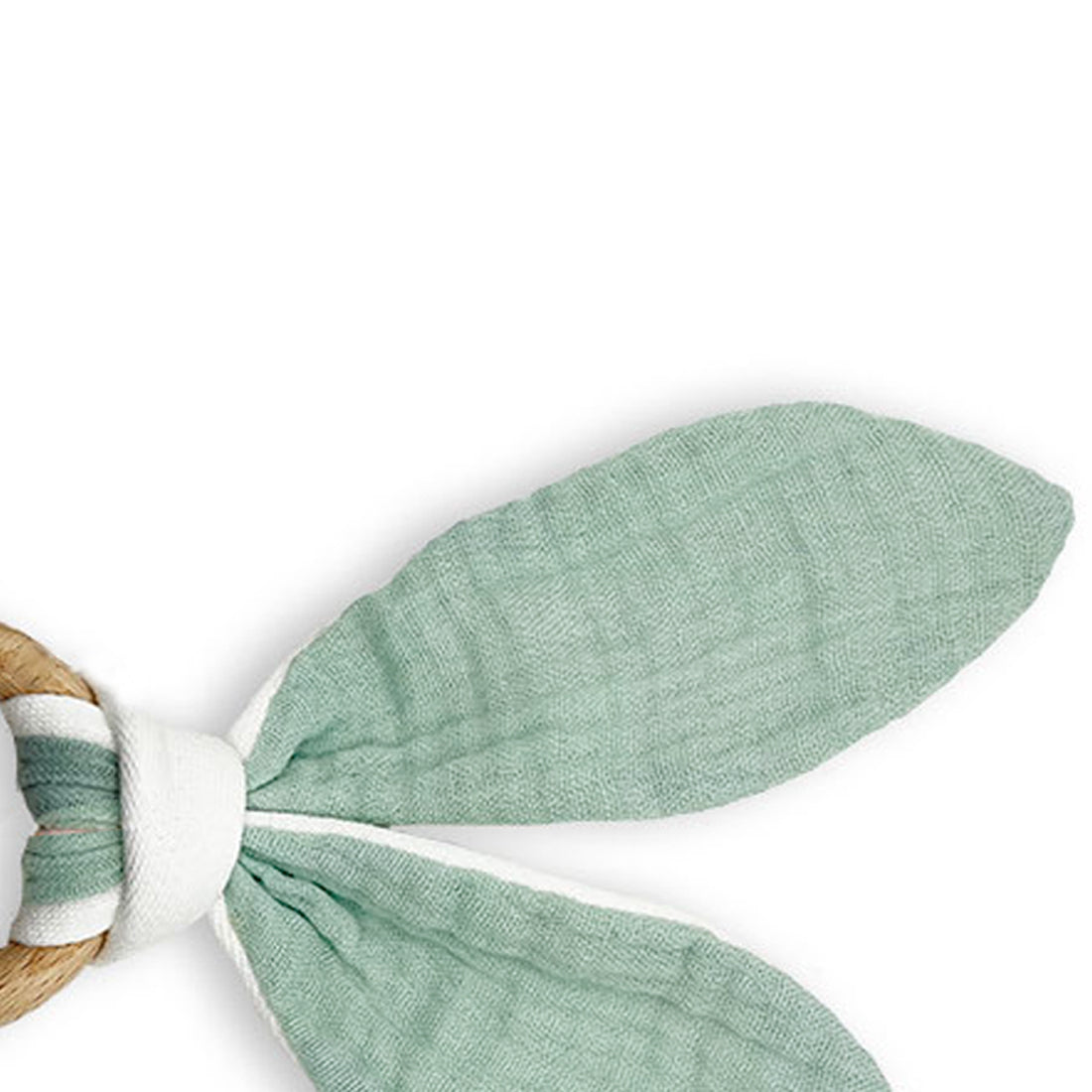 Organic Cotton Teething Ring - Green - Little Sprouts & Co. - Teething & Soothing - [product tags]