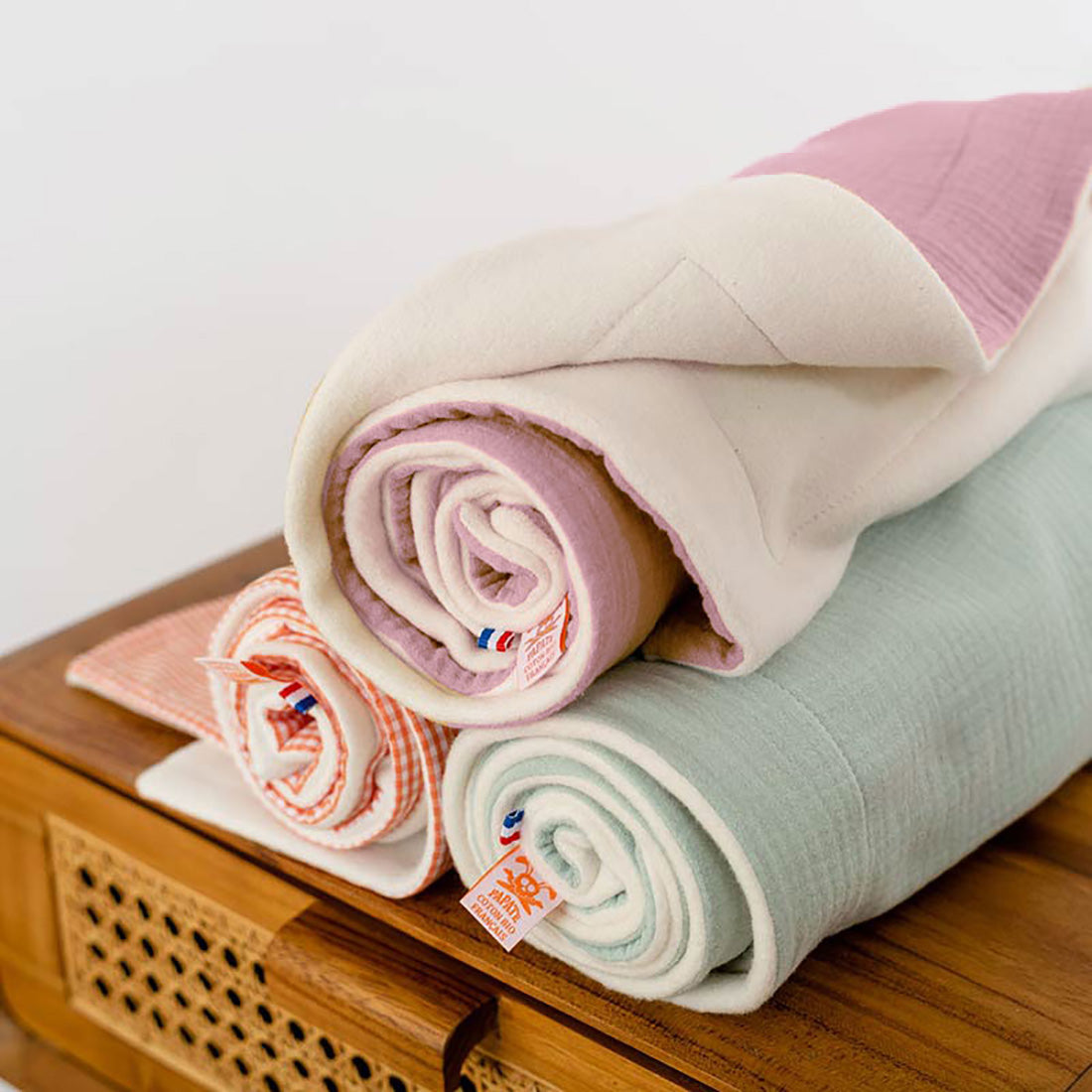 Organic Cotton Fleece Blanket -  Pink - Little Sprouts & Co. - Bedding Essentials - [product tags]