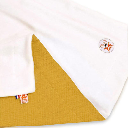 Organic Cotton Fleece Blanket -  Honey - Little Sprouts & Co. - Bedding Essentials - [product tags]