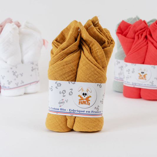 Organic Cotton Swaddles - Honey - Little Sprouts & Co. - Bedding Essentials - [product tags]