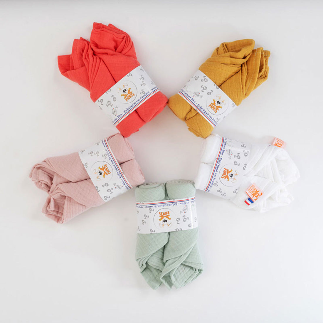 Organic Cotton Swaddles - Green - Little Sprouts & Co. - Bedding Essentials - [product tags]