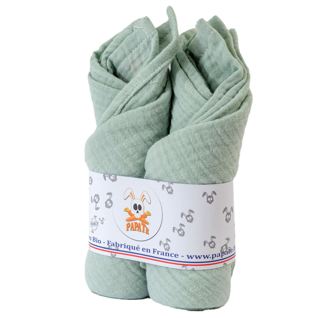 Organic Cotton Swaddles - Green - Little Sprouts & Co. - Bedding Essentials - [product tags]