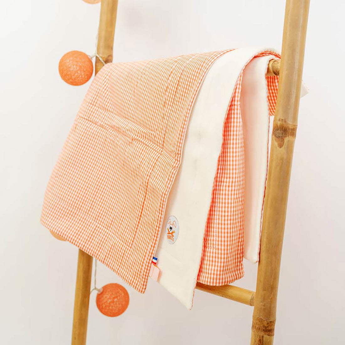 Organic Cotton Fleece Blanket -  Vichy - Little Sprouts & Co. - Bedding Essentials - [product tags]