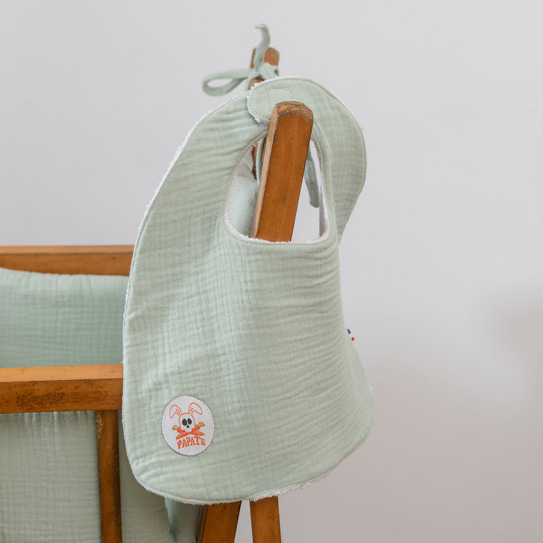 Organic Cotton Bib - Green - Little Sprouts & Co. - Feeding & Care Essentials - [product tags]