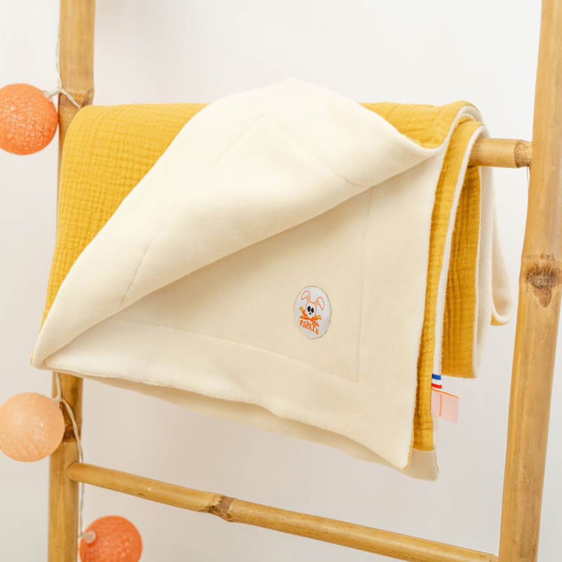 Organic Cotton Fleece Blanket -  Honey - Little Sprouts & Co. - Bedding Essentials - [product tags]