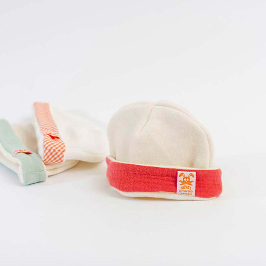 Newborn Hat in Organic Cotton - Strawberry - Little Sprouts & Co. - Baby Clothing & Accessories - [product tags]